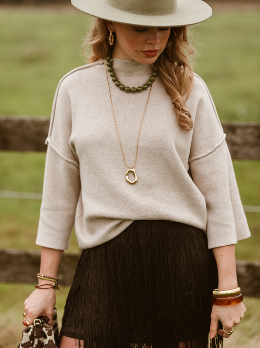 Ketting Lang Zara Minimalistisch - Goud
