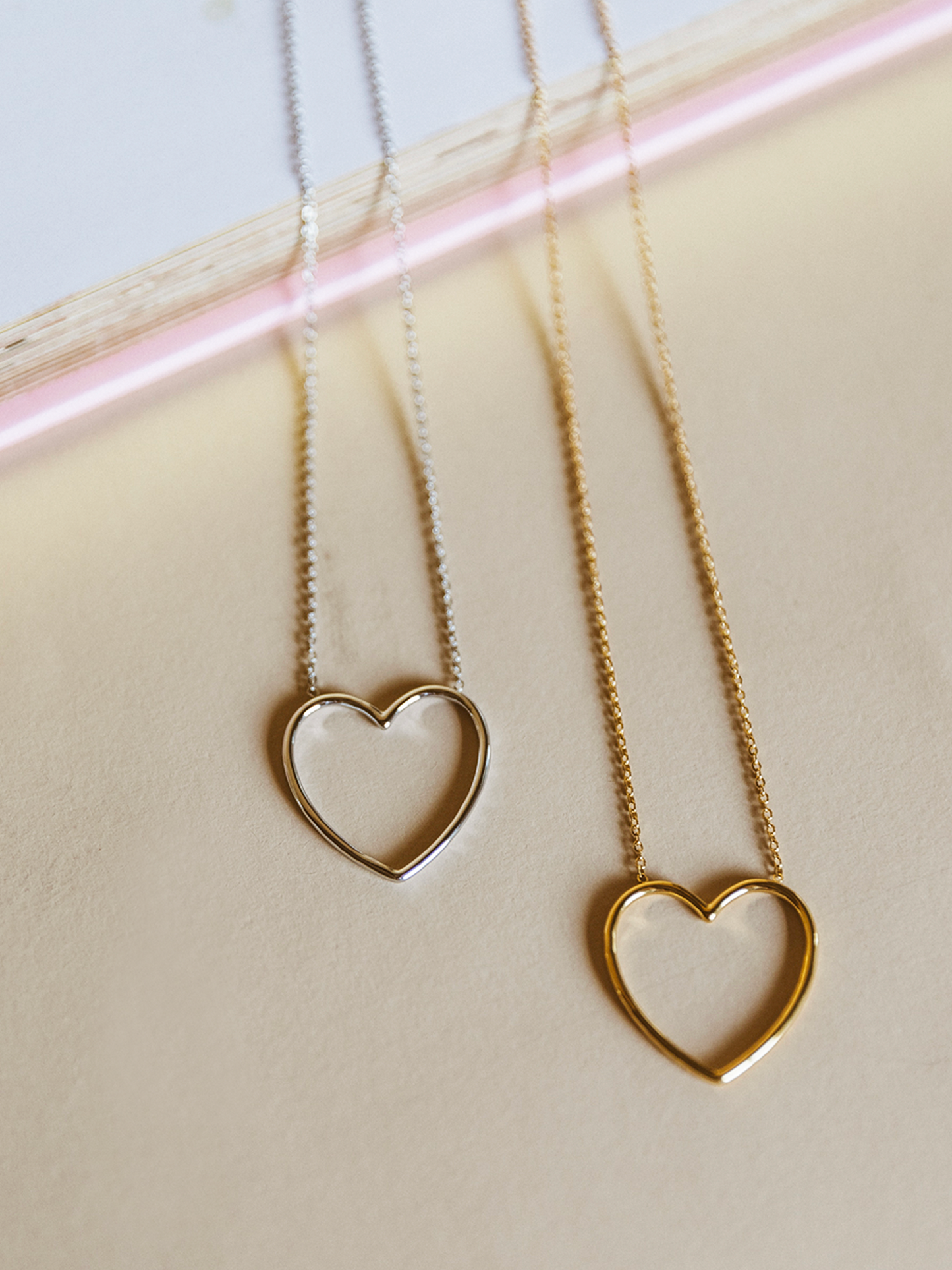 Ketting Minimalistic Heart - Zilver