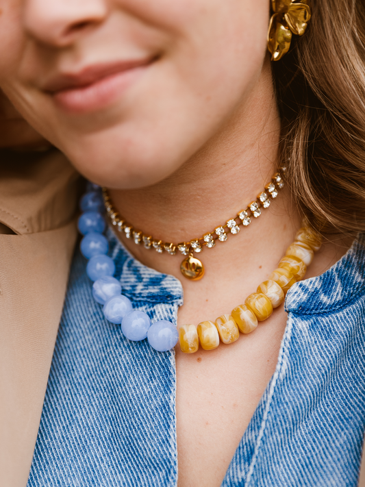 Ketting Mix Nina - Light Blue