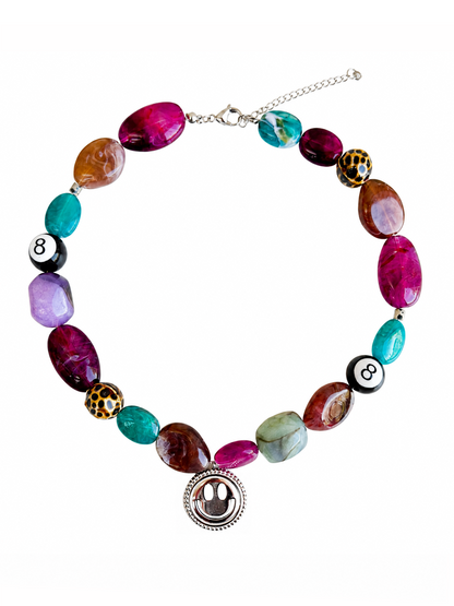 Ketting Vintage Smiley Fay - Zilver