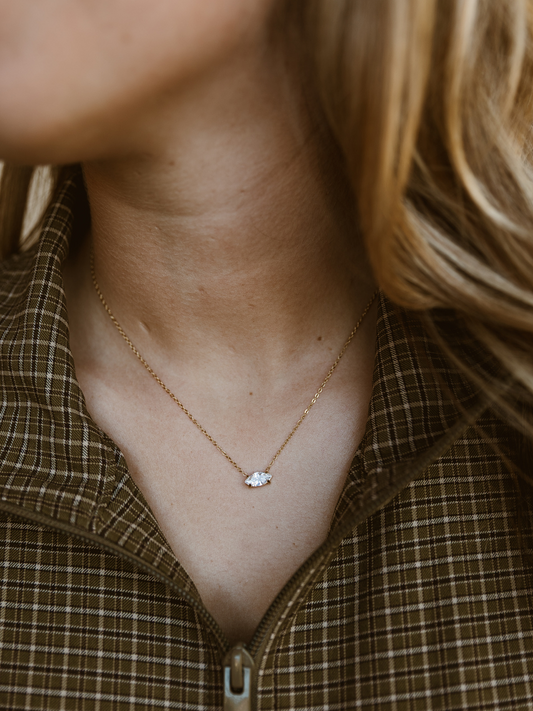 Ketting Aniek Diamant - Goud