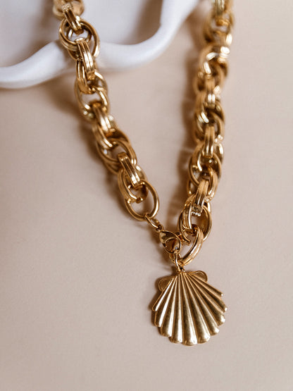 Ketting Beach Schelp - Goud