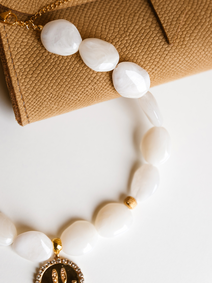 Ketting Dreamy Suus Smiley - White