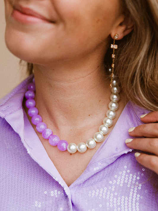 Ketting Mix Nina - Purple