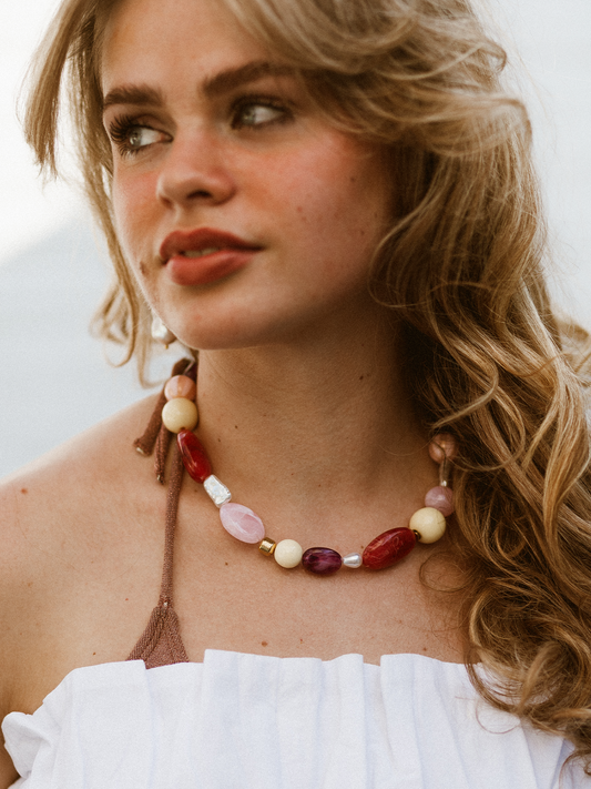 Ketting Mix Sunkissed - Pink