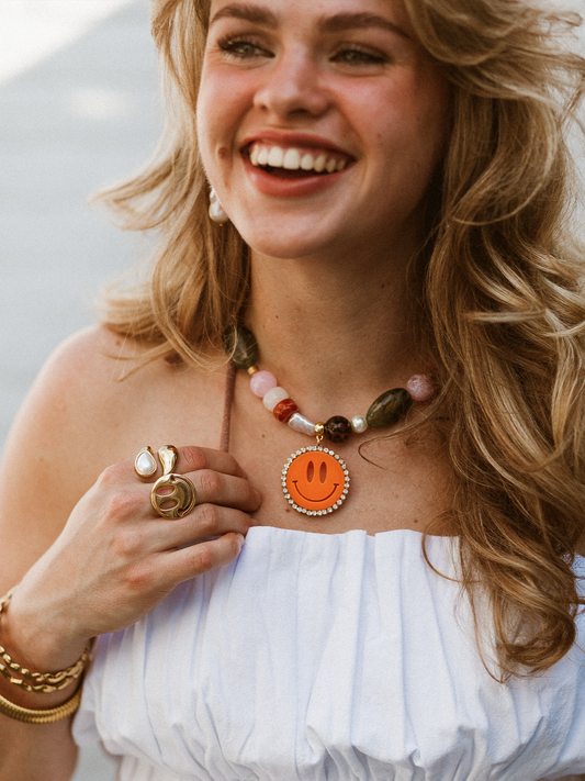 Ketting Sunset Jill Smiley - Orange
