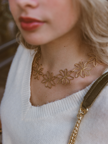 Ketting Bloom - Goud