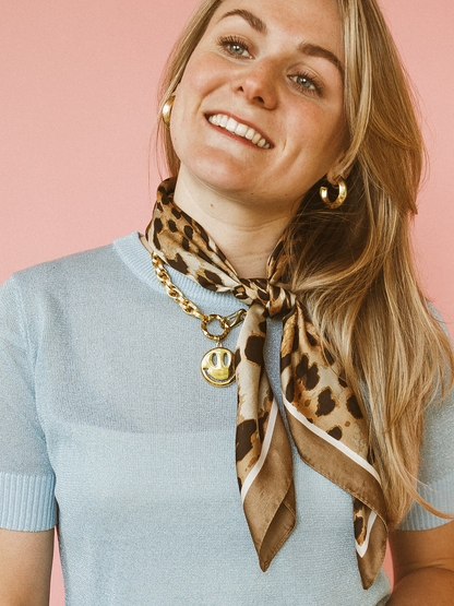 Ketting Fay Smiley - Goud