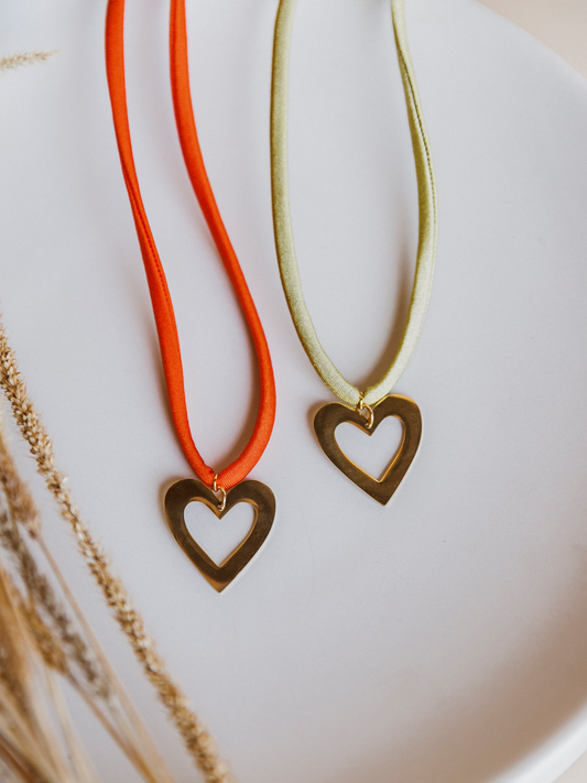 Ketting Color Heart - Goud