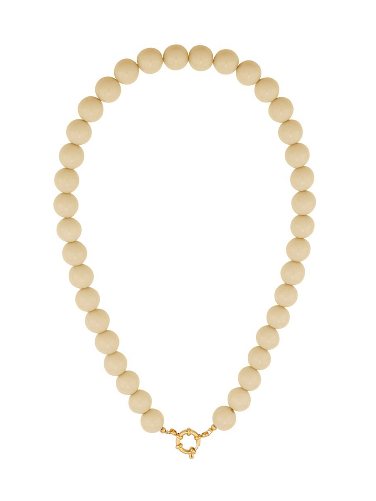 Ketting Kralen -  Beige