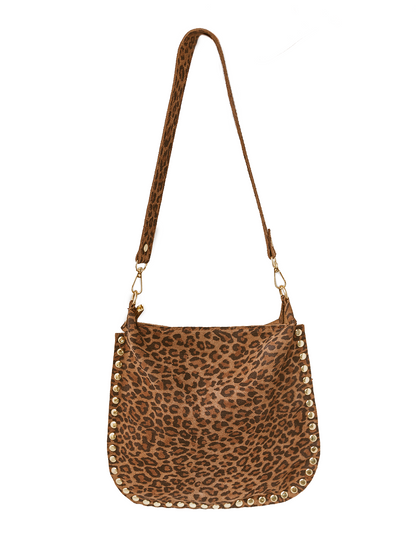 Leren Tas Leopard - Brown