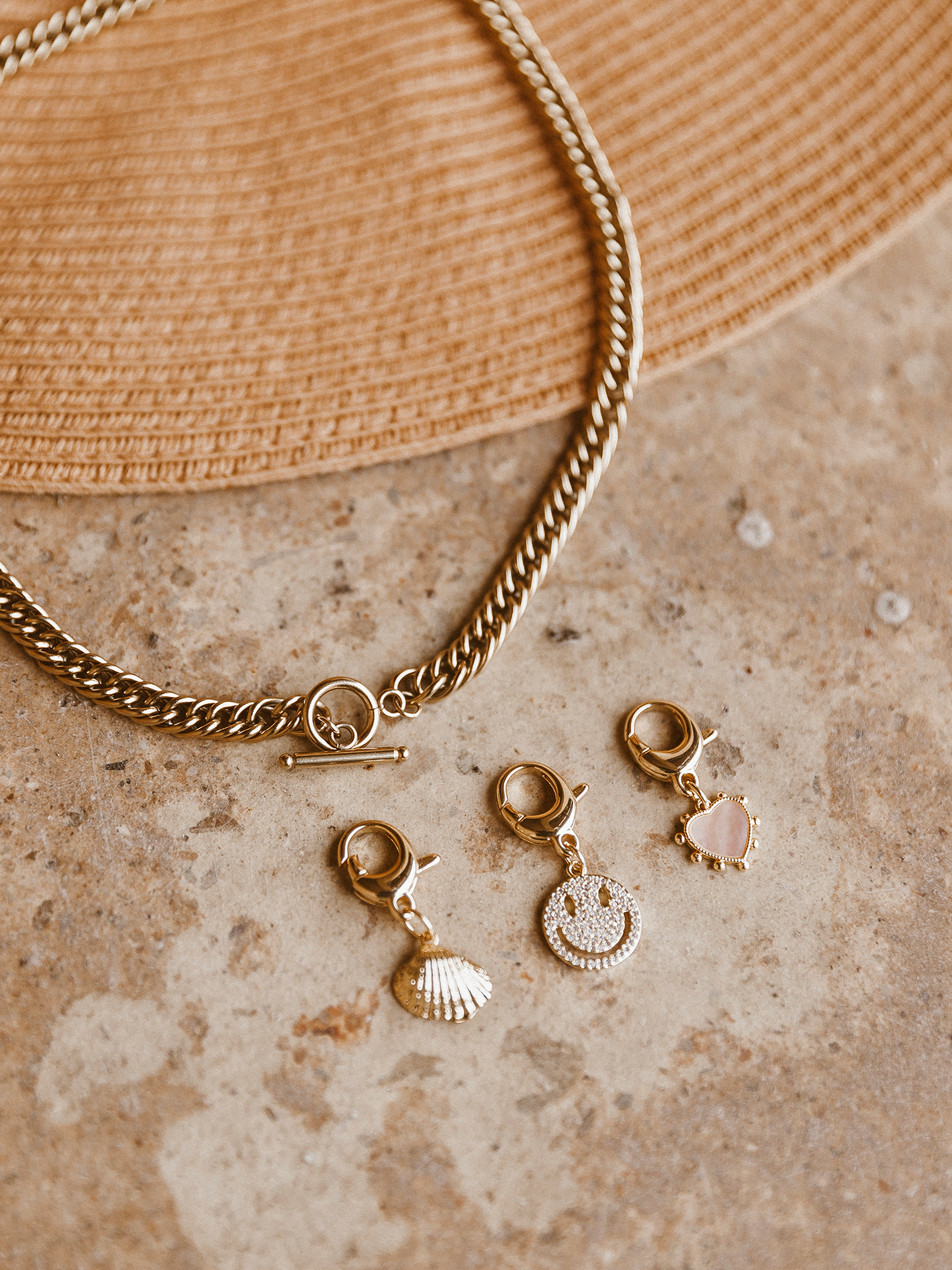 Mix & Match Bedel Smiley - Goud