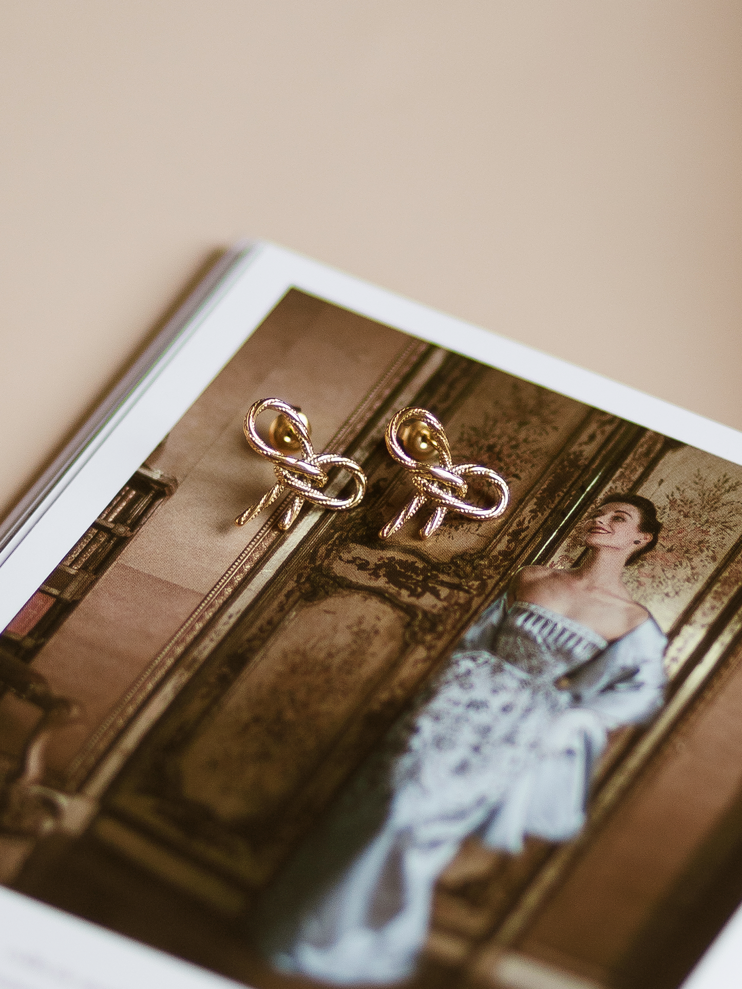 Oorbel Mila Strik - Goud