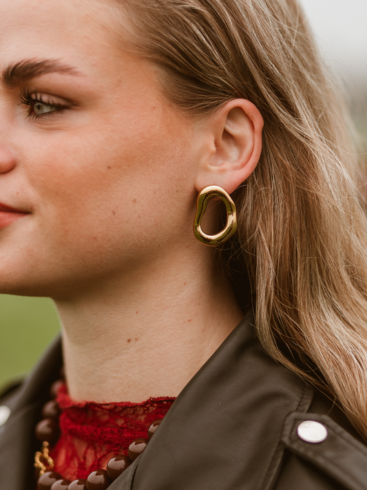 Oorbel Zara Minimalistisch - Goud