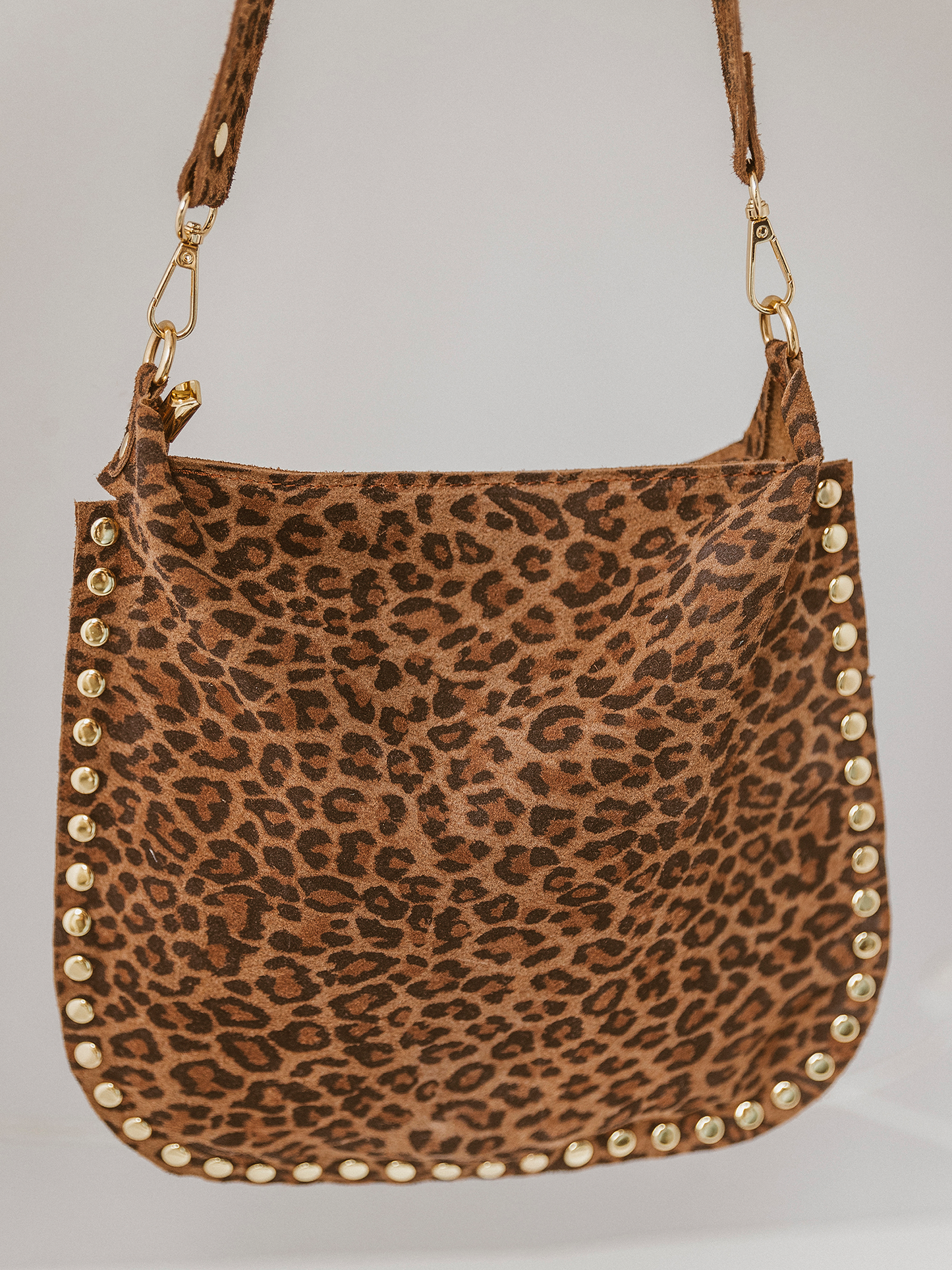 Leren Tas Leopard - Brown