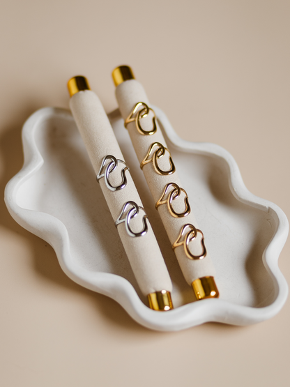 Ring Charlie Minimalistisch - Zilver