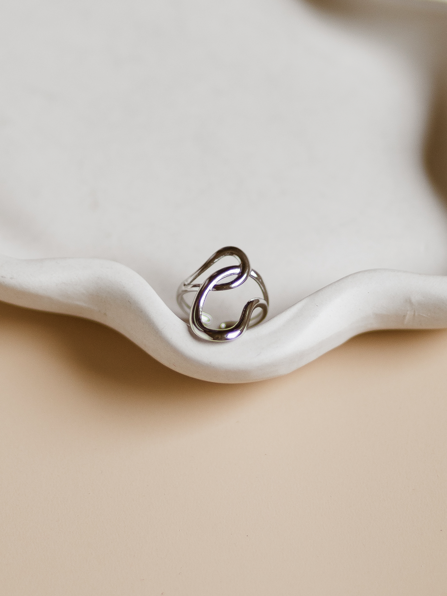 Ring Charlie Minimalistisch - Zilver