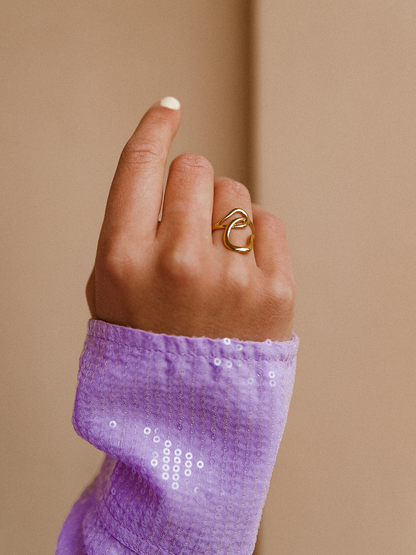 Ring Charlie Minimalistisch - Goud