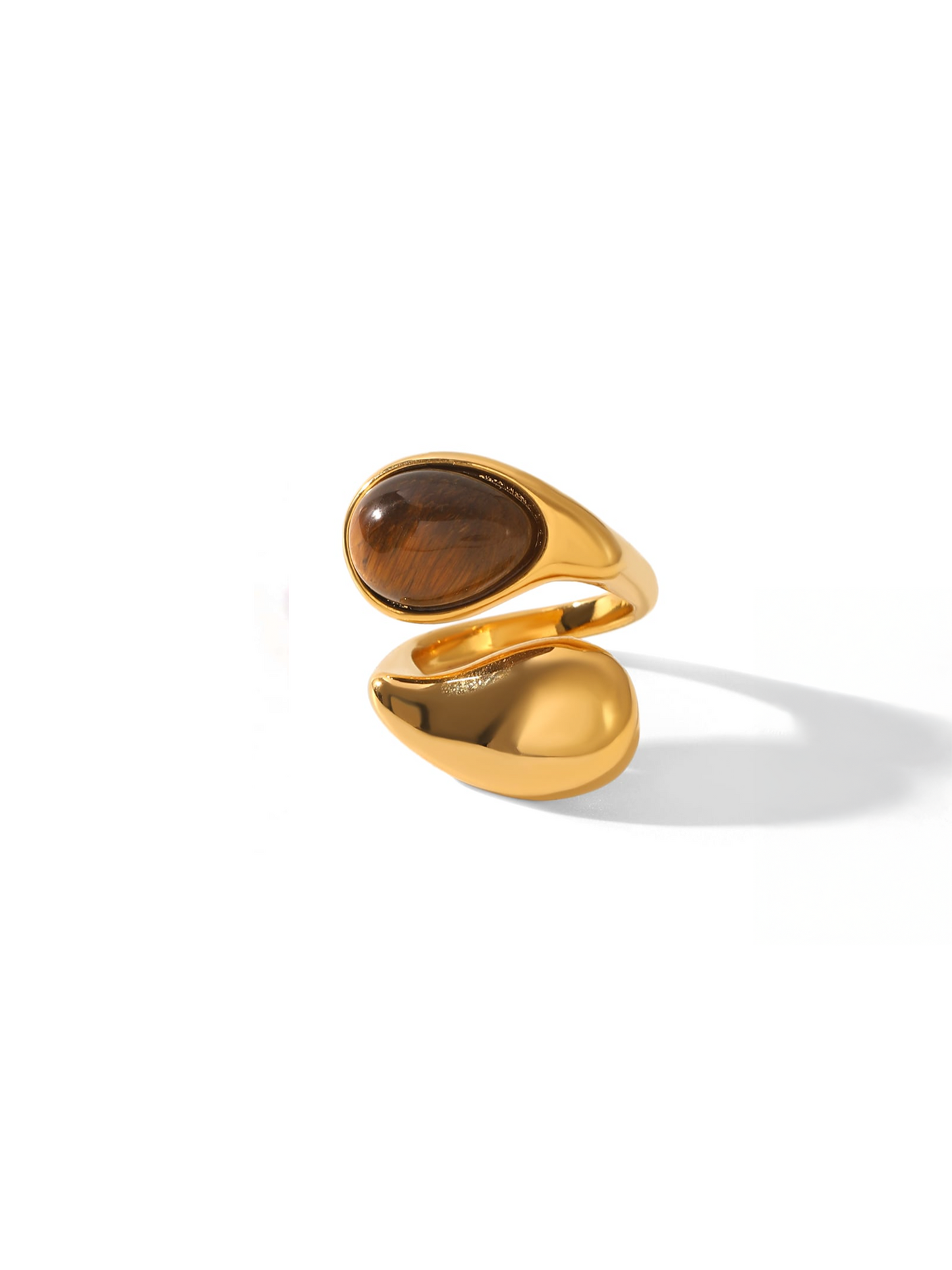 Ring Faye Bruin - Goud
