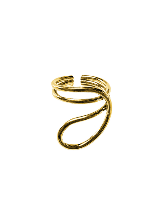 Ring Indy Minimalistisch - Goud