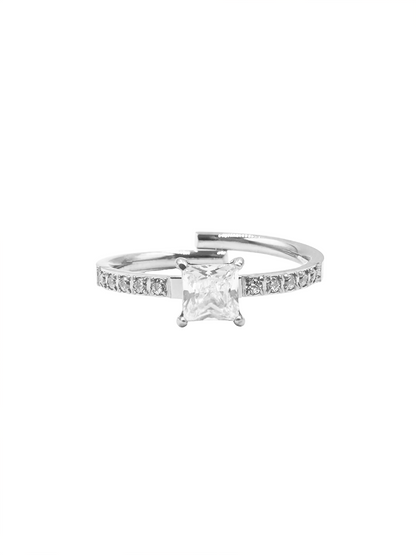 Ring Soof Diamant - Zilver