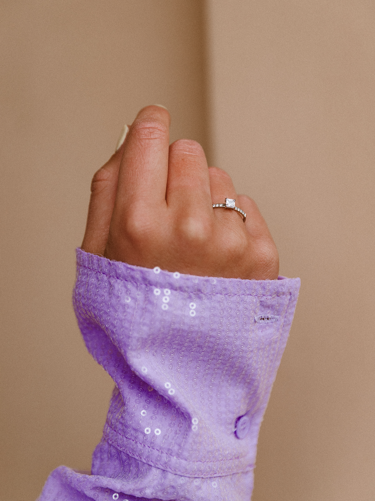 Ring Soof Diamant - Zilver