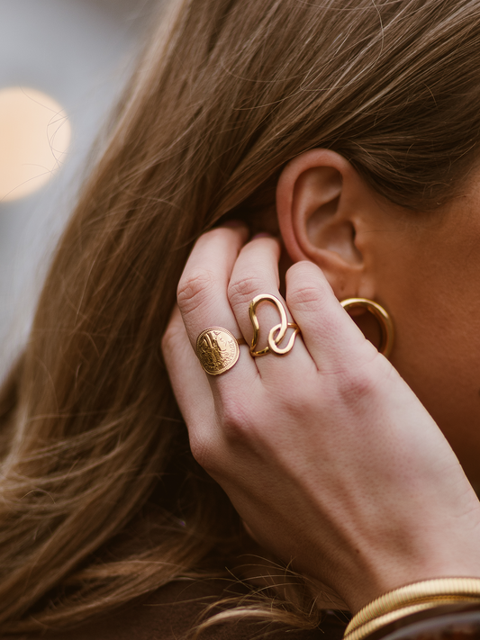 Ring Lola Munt - Goud