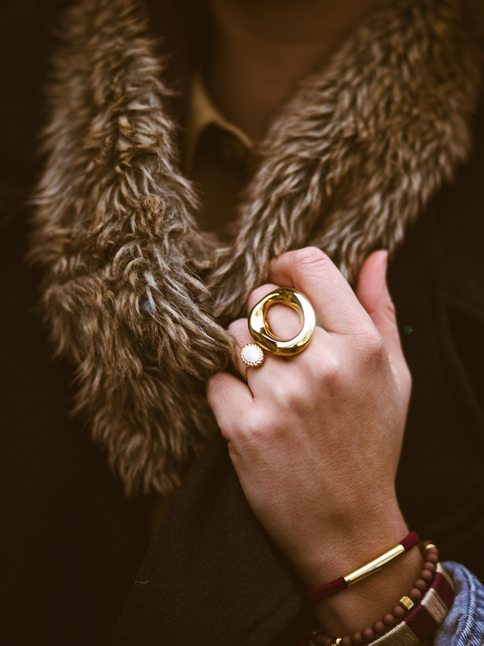 Ring Zara Statement - Goud