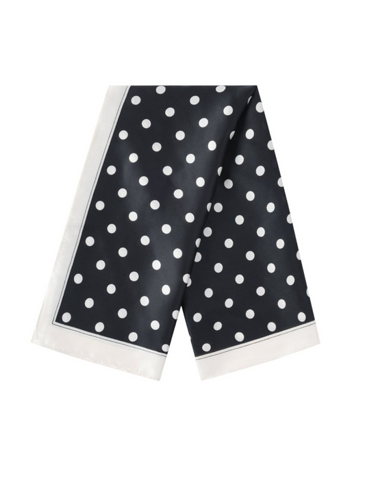 Sjaaltje Polka Dots  - Black