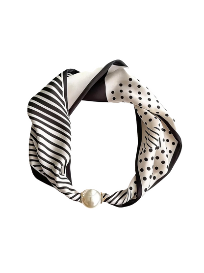 Sjaaltje Stripes Dots Lot - Black