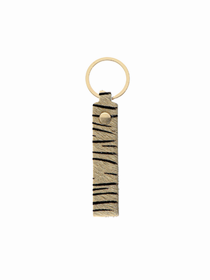 Sleutelhanger Zebra - Goud