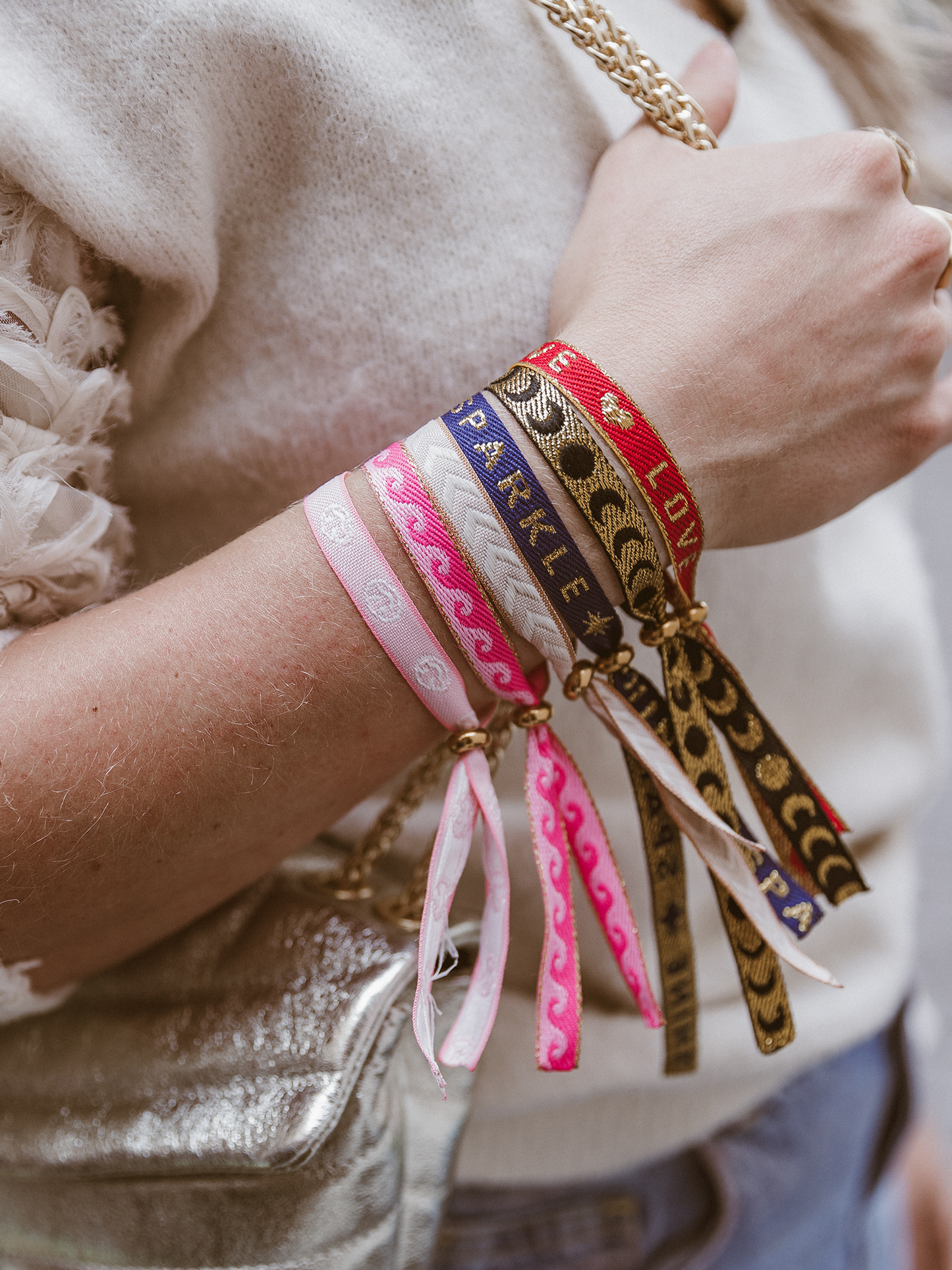 Armband Nude - Goud / Zilver