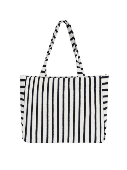 Strandtas Tess Gestreept - Navy Blue