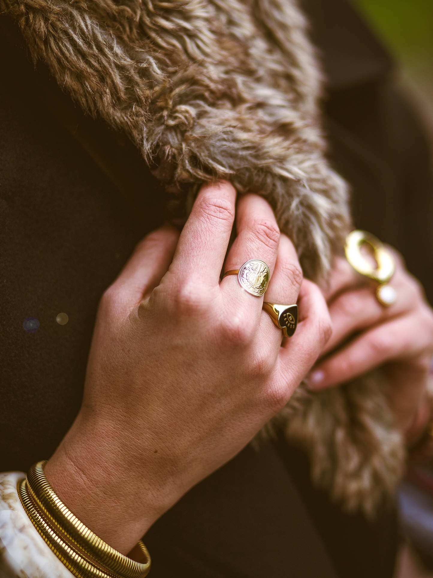 Ring Lola Munt - Goud